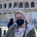 UM honors student and Truman Scholar finalist Madeleine Dotson visits the Colosseum in Rome while studying classics in Italy. Submitted photo
